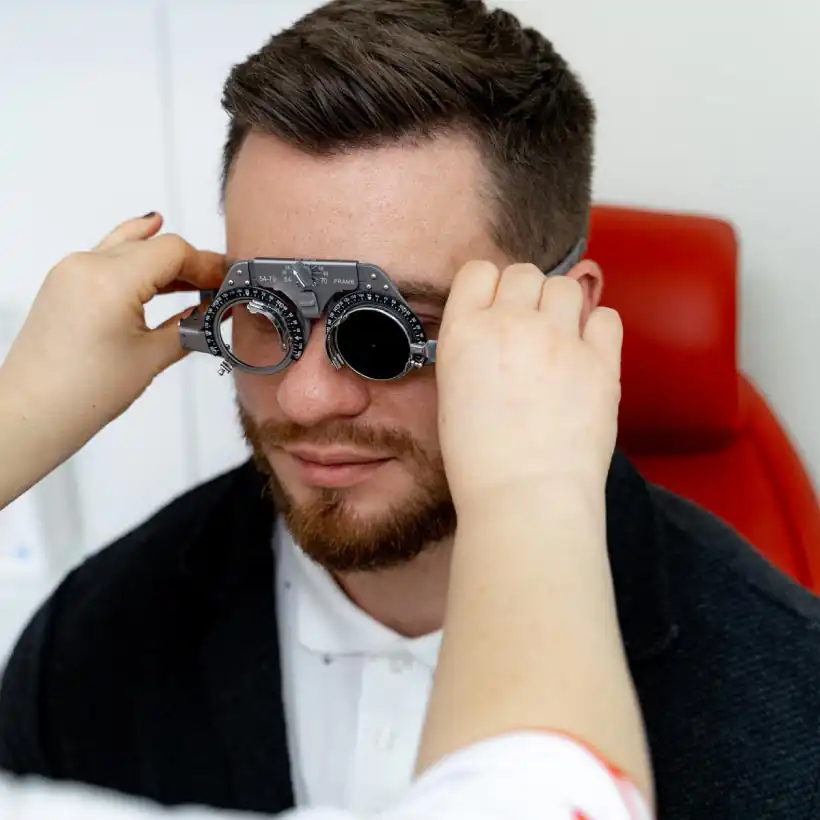 Zaćma w cukrzycy, pacjent, mężczyzna